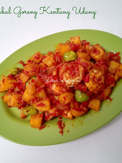 Foto resep Sambal goreng kentang udang
