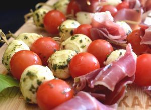 Une photo de Brochettes pour l'apéro