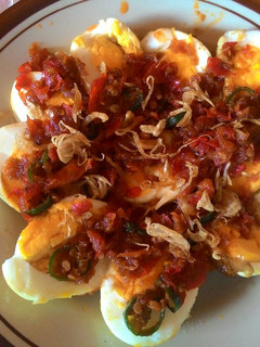 Foto resep Telor balado simpel