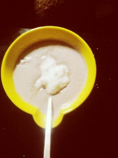 A picture of Kunun gyada with tamba.
