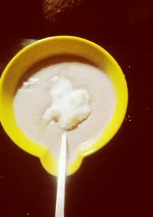 A picture of Kunun gyada with tamba.
