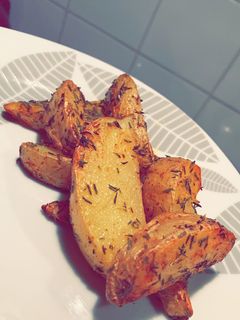 Une photo de Potatos fondantes