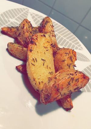Une photo de Potatos fondantes