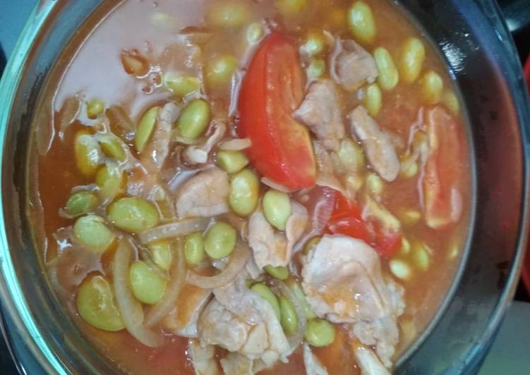 54. Edamame Asam Manis