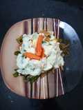 Verduras salteadas gratinadas con mozzarella light