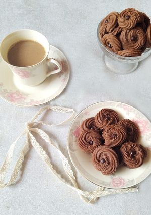 Foto resep Kue Semprit Coklat