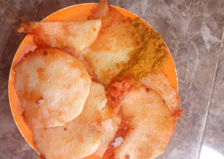 Simple Way to Make Quick Flour coated fried yam Cooking Basics for Newbies