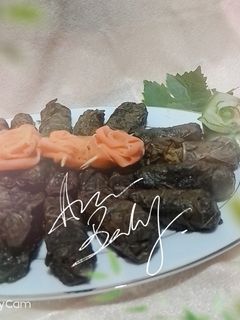 عکسی از دستور دلمه برگ مو ☘️😋