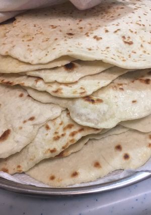 صورة لوصفة خبز الصاج