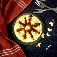 Panner milk caramel tart A picture of Panner milk caramel tart.