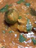 Sopa de zapallo, hongos y zapallitos de Bruselas