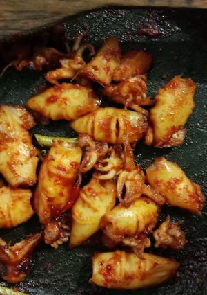Foto resep Cumi bakar padang