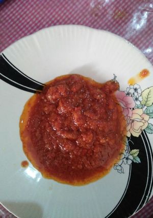 Foto resep Sambal lontong sayur padang