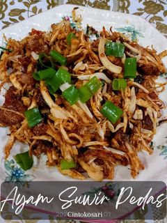 Foto resep Ayam Suwir Pedas