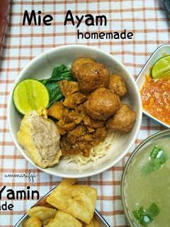 Foto resep Mie Ayam & Mie Yamin homemade