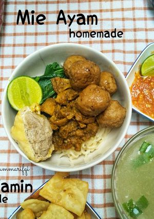 Foto resep Mie Ayam & Mie Yamin homemade
