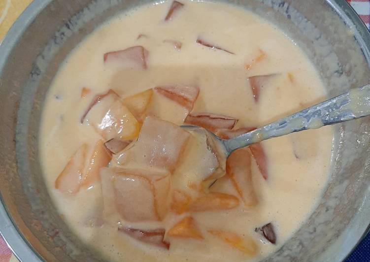Praktis, Membuat Es Mango Jelly Mantul Banget