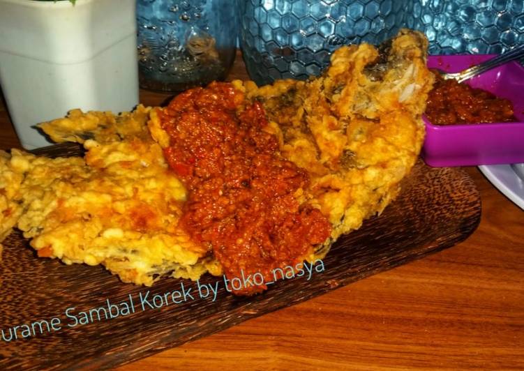 Gurame goreng tepung sambal korek #5resepterbaruku