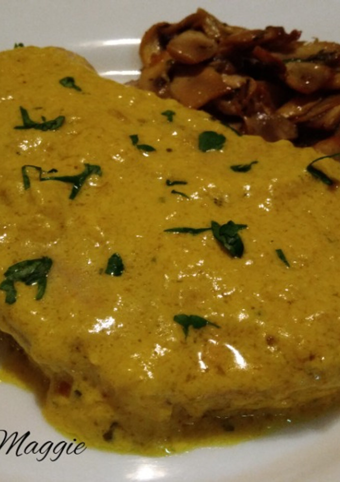 Una foto de Atún al curry