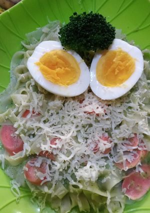 Foto resep Mie broccoli (balita)