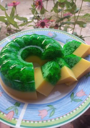 Foto resep Puding lumut mentega