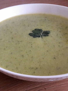 Una foto de Crema de calabacín