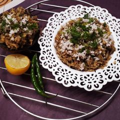 A picture of Suran khichdi.