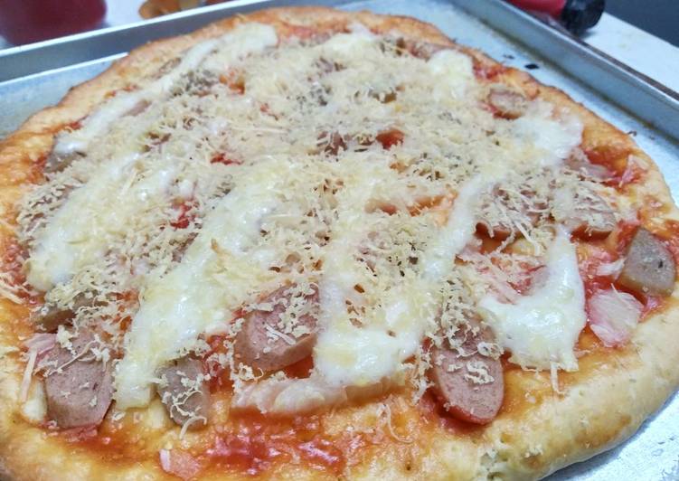 Pizza Homemade Mudah dan Hemat Oven Tangkring