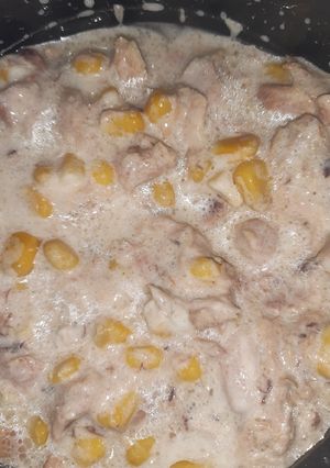 A picture of Tuna with Corn and Mayonnaise.