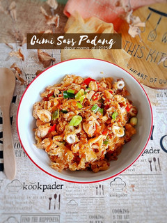 Foto resep Cumi Gortep Saos Padang