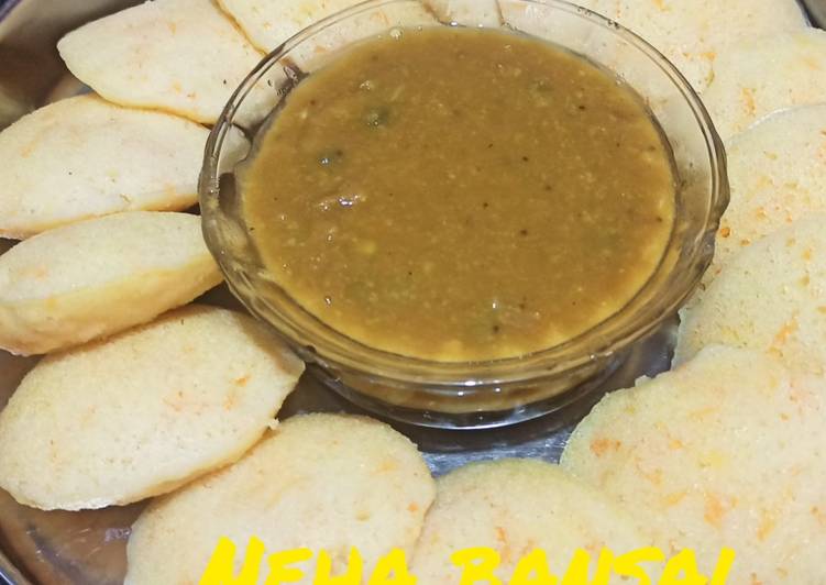 Simple Way to Make Ultimate Rava carrot idli