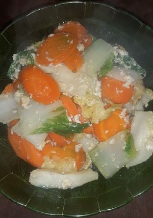 Foto resep Orakarik Sawi Putih dan Wortel