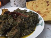 A picture of palak gosht