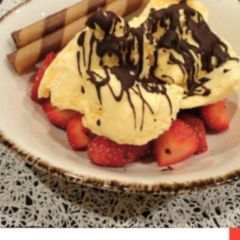 A picture of Vanilla icecream.