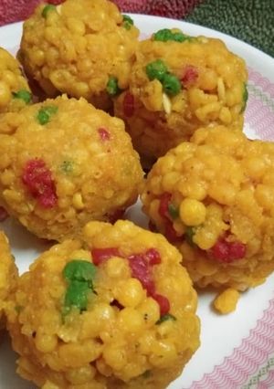 A picture of Boondi Ladoo.
