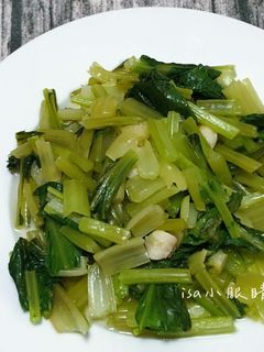 蒜香炒油菜 的食譜成品照片