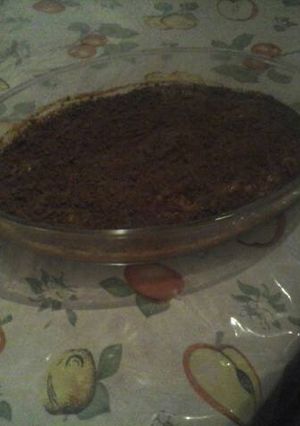 Una foto de Postre de chocolate con chocolinas