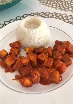 Indiai vajas Tofu recept fotója