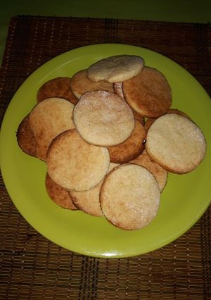Una foto de Galletitas de coco y mandarina