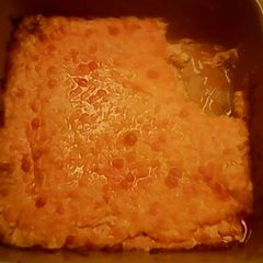 A picture of My cheesy Buffalo Chicken Dip.