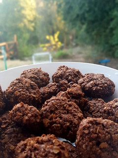 Una foto de Galletas de avena cacao sin gluten👌🍪