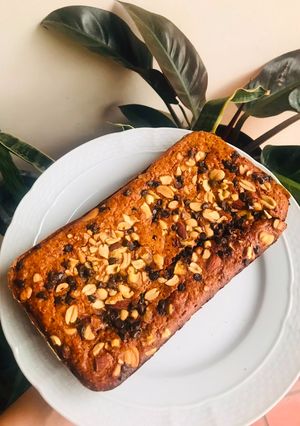 Una foto de Budín saludable de banana y harina integral