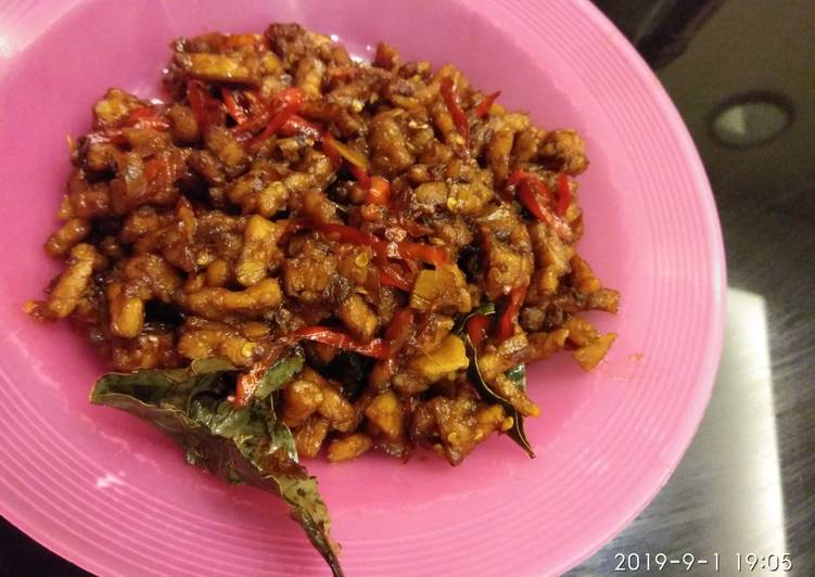 Cara Gampang Menyiapkan Kering Tempe Pedas Manis yang Menggugah Selera