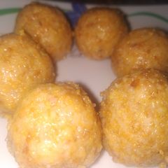 A picture of Ghee mawa peda.