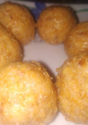 A picture of Ghee mawa peda.