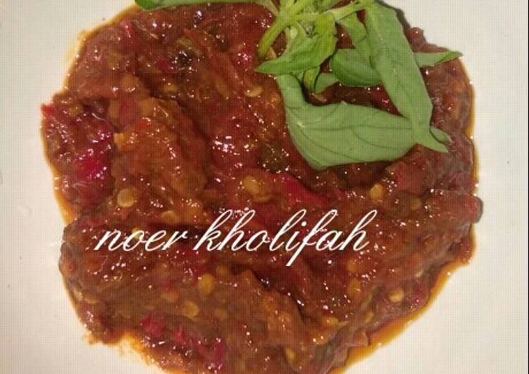 Sambel terasi lalapan