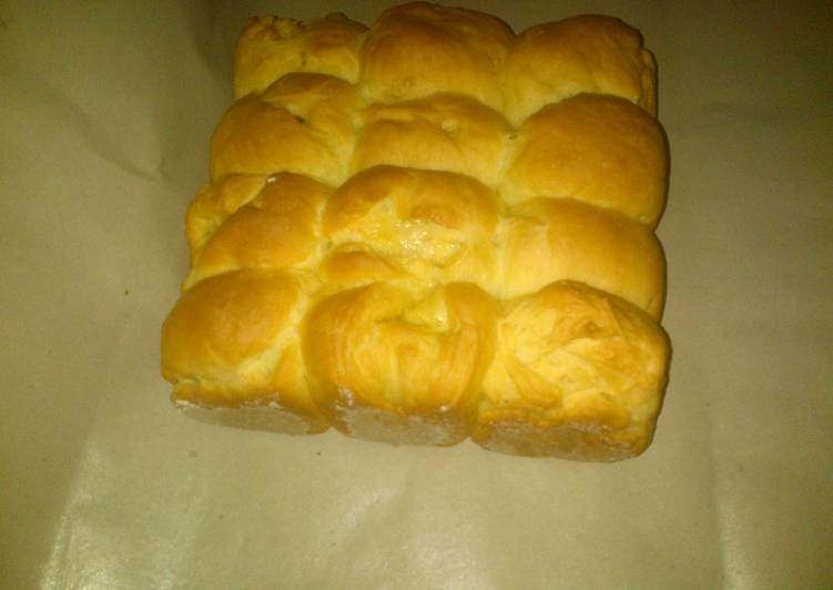 Anti Ribet, Bikin Roti sobek isi coklat,keju susu dan selai nanas Untuk Jualan