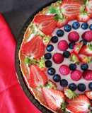 Crostata di frutta con base di mousse