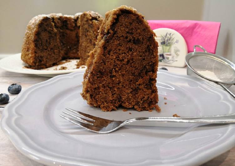 Glutén és tejmentes vörösboros kuglóf recept foto