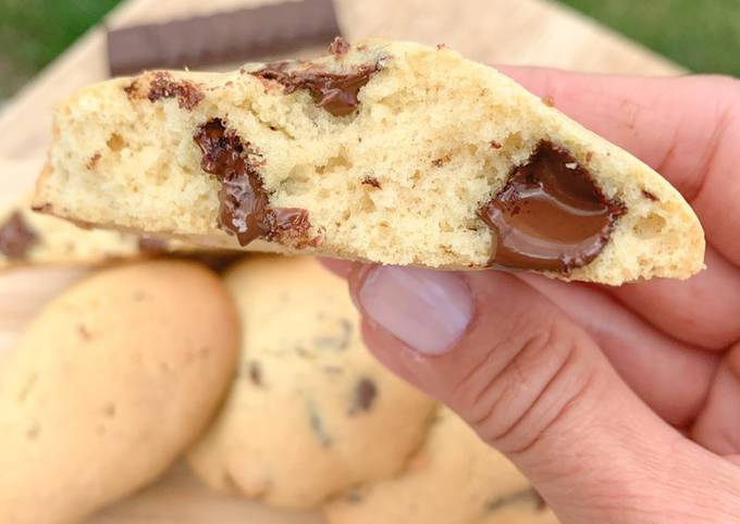 Recette Appétissante Cookies au chocolat